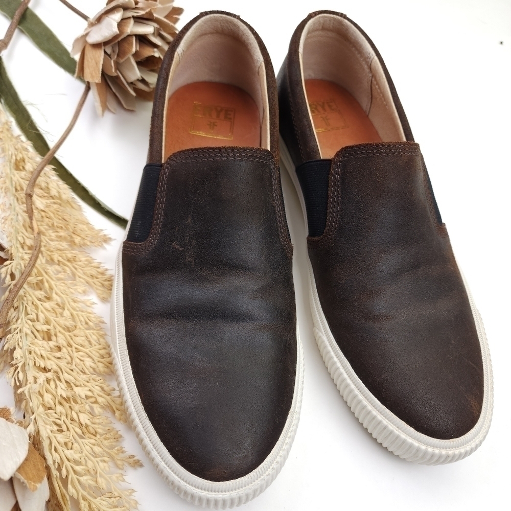FRYE Men's Brown Loafers Sz 8 - Picture 6 of 7
